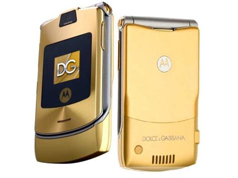 dolce gabbana motorola razr|d&g gold razor v3i.